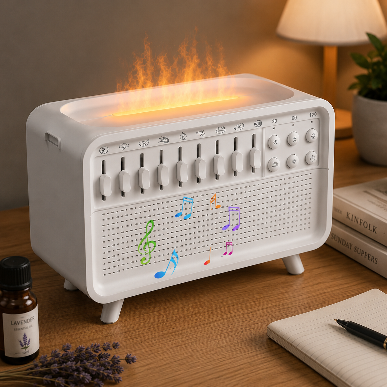 Transform Your Sleep with the 3-in-1 Bluetooth Speaker, White Noise Machine, and Night Light