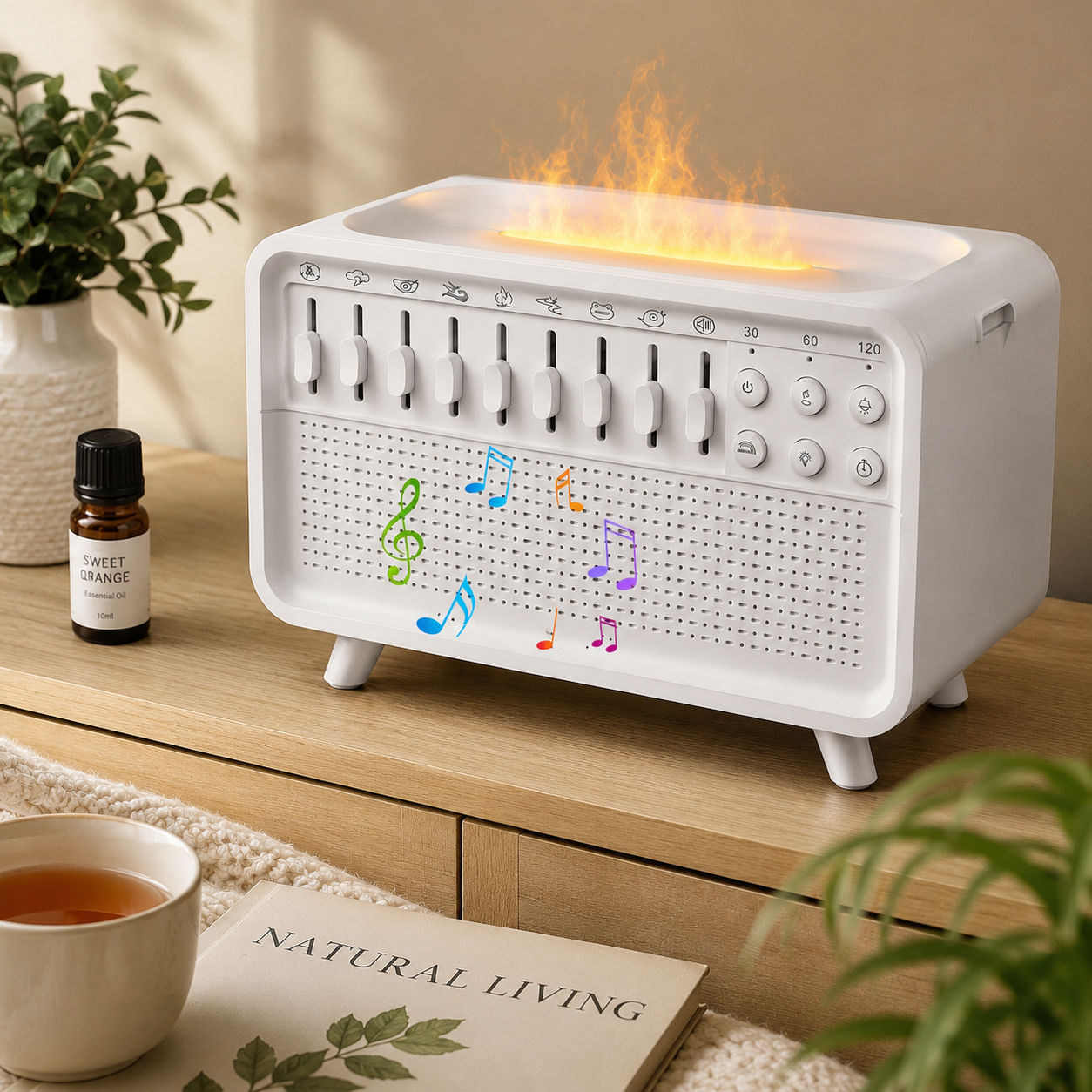 Transform Your Sleep with the 3-in-1 Bluetooth Speaker, White Noise Machine, and Night Light