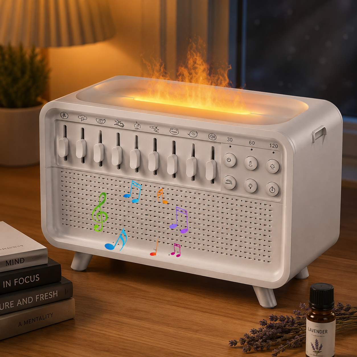 Transform Your Sleep with the 3-in-1 Bluetooth Speaker, White Noise Machine, and Night Light