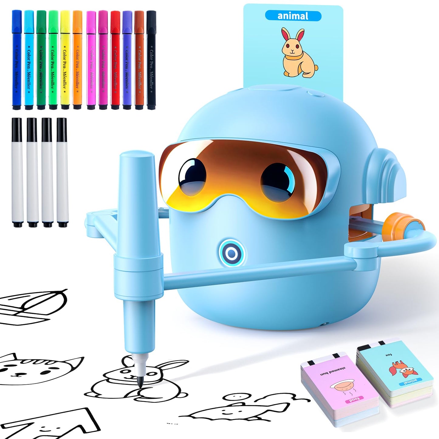 Voice Interactive Smart Drawing Robot - The Ultimate Educational Art Toy for Kids Ages 3-6