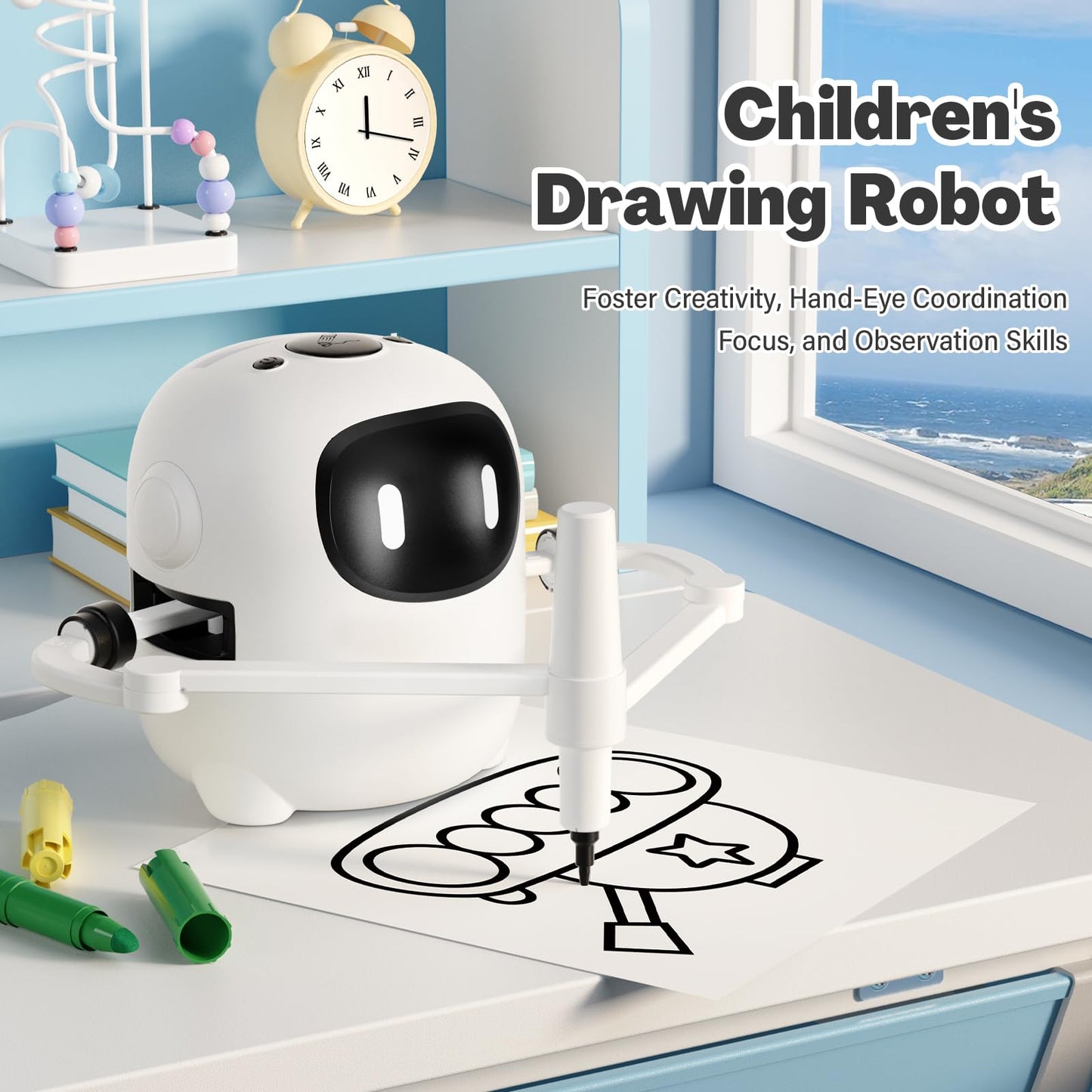 Unleash Creativity with the Smart Dinosaur Drawing Robot - The Ultimate Early Education Toy for Kids!