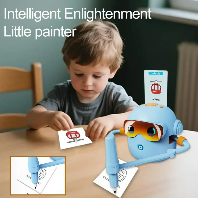 Voice Interactive Smart Drawing Robot - The Ultimate Educational Art Toy for Kids Ages 3-6