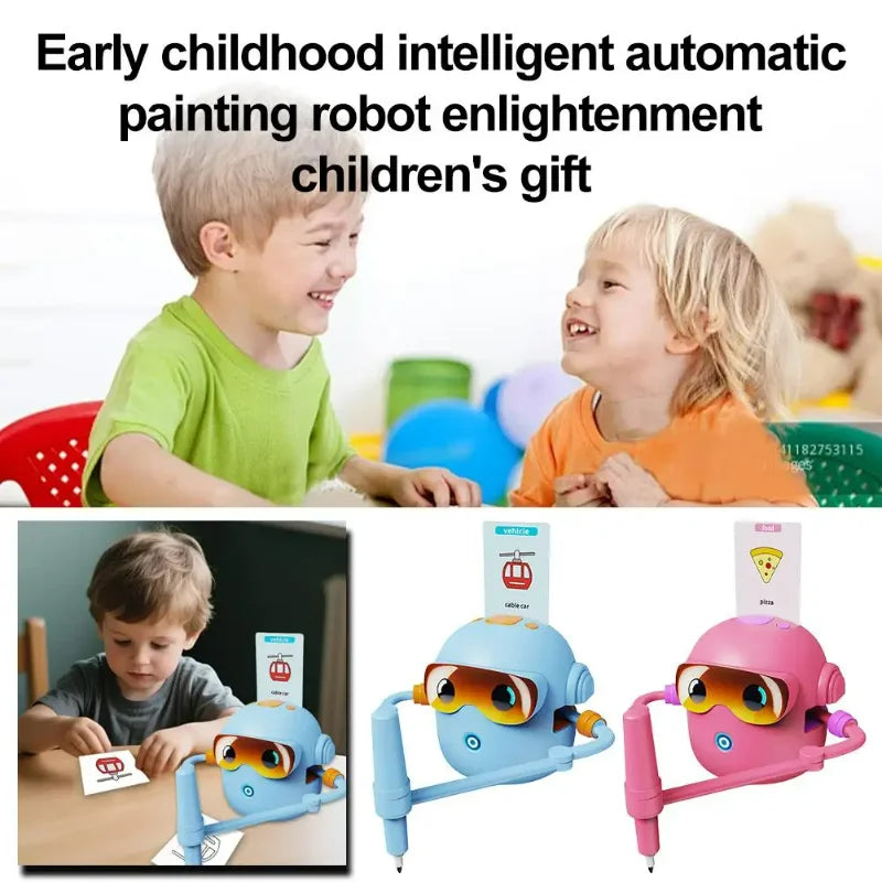 Voice Interactive Smart Drawing Robot - The Ultimate Educational Art Toy for Kids Ages 3-6