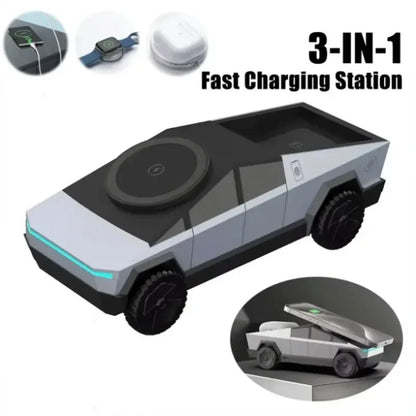 Revolutionary 3-in-1 Magnetic Wireless Charging Station for All Your Devices