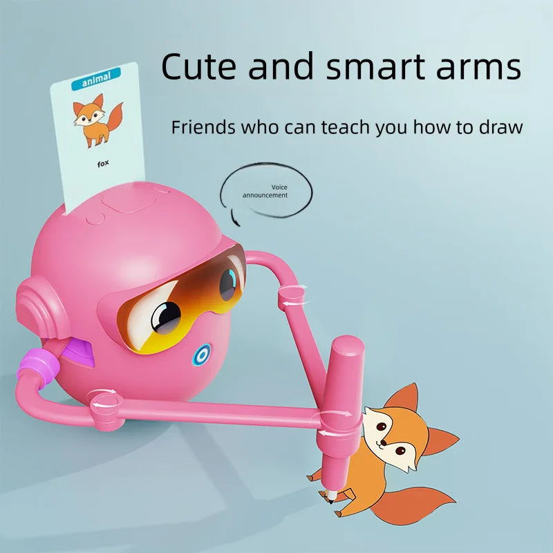 Voice Interactive Smart Drawing Robot - The Ultimate Educational Art Toy for Kids Ages 3-6